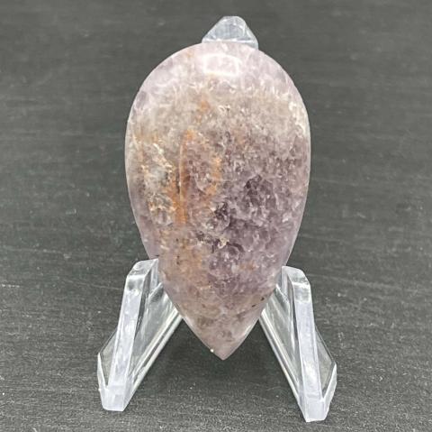 Chevron Amethyst Crystal Pear