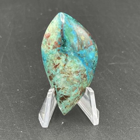 Chrysocolla Skewed Navette