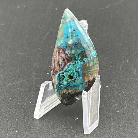 Chrysocolla Skewed Navette