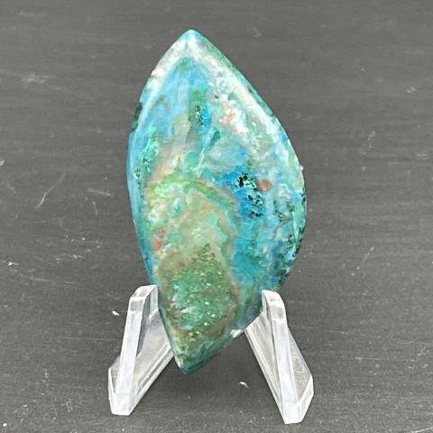 Chrysocolla Skewed Navette